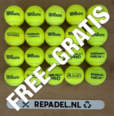 FREE - GRATIS Padelballen 15 x