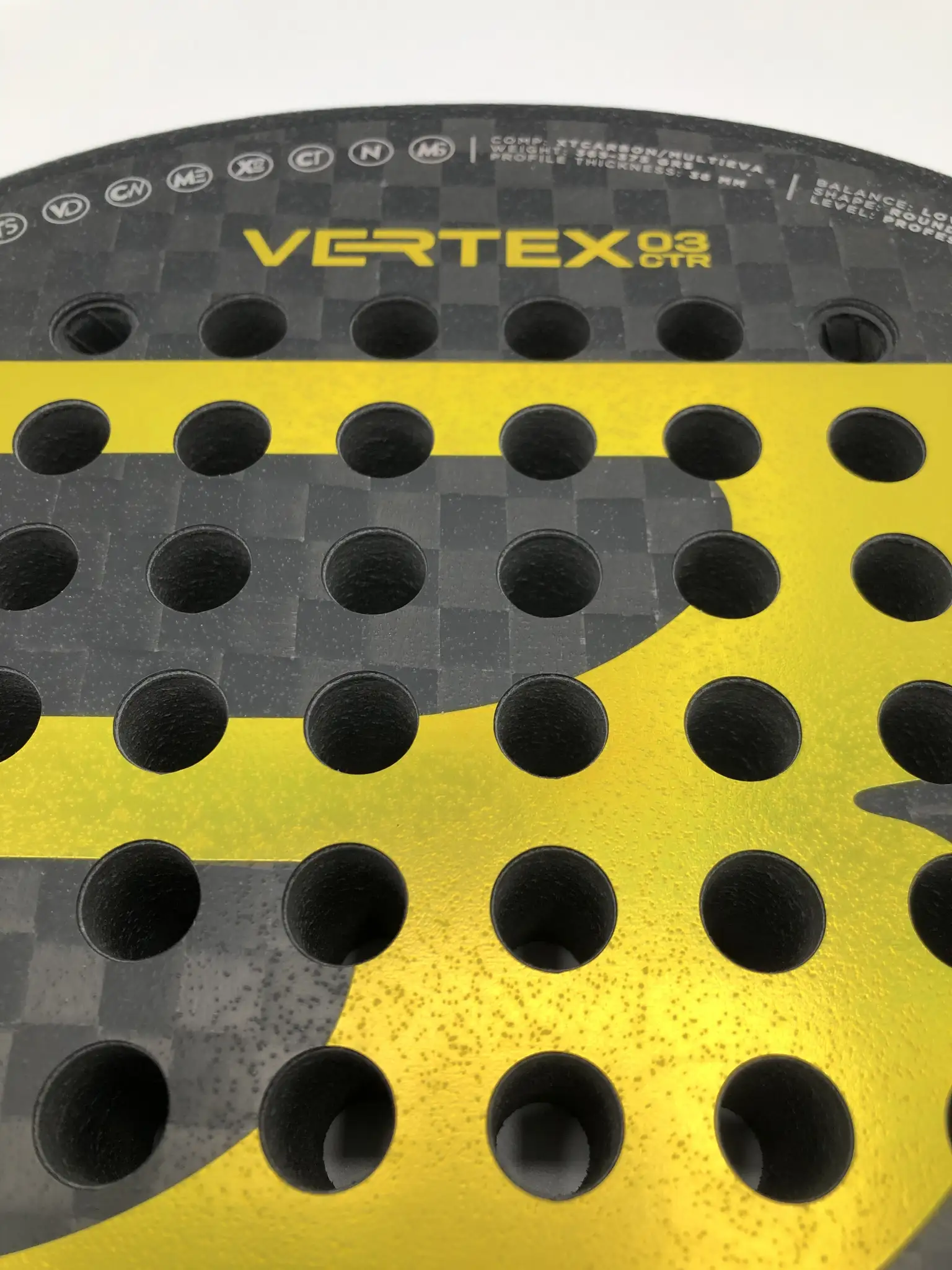 Bullpadel Vertex 03 CTR incl. hesacoregrip - Afbeelding 3